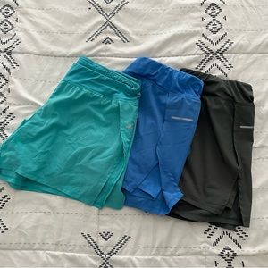 Lot of 3 Women’s AVIA branded Athletic Shorts Size Large